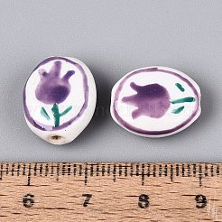 Perline porcellana fatto a mano&nbsp;PORC-N013-10D