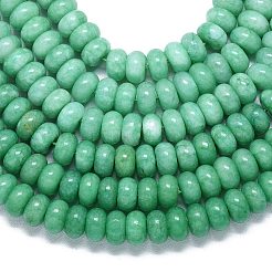 Malasia abalorios naturales jade hebras&nbsp;G-B165-G01-6x10mm-01