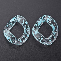 Transparentem Acryl Verknüpfung Ringe&nbsp;OACR-N009-015A-B08