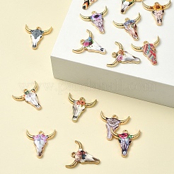 15 pièces 15 styles pendentifs en émail en alliage de zinc&nbsp;ENAM-YW0003-82