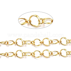 Catene a maglie ovali e ottagonali intrecciate in lega alloy&nbsp;LCHA-H004-25G