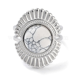Placcatura ionica (ip) anello in acciaio inossidabile 304&nbsp;RJEW-B059-07P