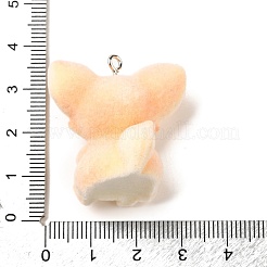 Pendentifs en résine opaque et floconneux&nbsp;FIND-I044-18A
