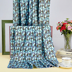 Tissu en coton à motif d'écailles de poisson&nbsp;DIY-WH0622-777B