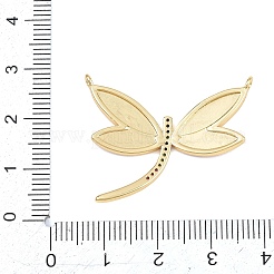 Ciondoli in ottone con pavé di zirconi cubici colorati e smalto&nbsp;KK-L275-42G-02