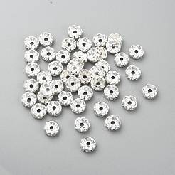 Eisenkristall-Strass-Abstandshalterperlen&nbsp;RB-A008-8MM-S
