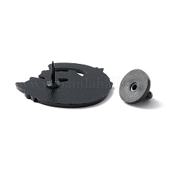 Pin de esmalte de gato esqueleto&nbsp;ENAM-K053-49