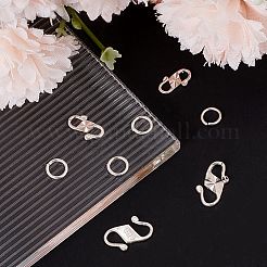 4 pz. 2 fermagli a S in argento sterling misura 925&nbsp;FIND-BBC0002-74S