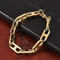 Mariner-Gliederkettenarmbänder aus 304 Edelstahl für Damen und Herren&nbsp;BJEW-F488-32G
