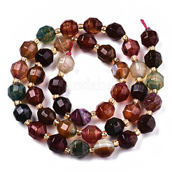 Cuentas de ágata natural hebras&nbsp;G-T131-82A-06