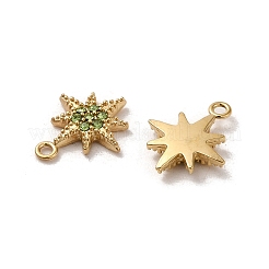 Strass-Anhänger aus Edelstahl 304&nbsp;STAS-L022-304G-03