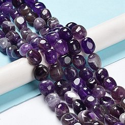 Natürlichen Amethyst Perlen Stränge&nbsp;G-C038-02Q