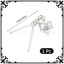 1 Schlüsselanhänger aus Kunstleder&nbsp;AJEW-CL0001-09B