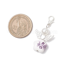Decoraciones colgantes de porcelana hechas a mano&nbsp;HJEW-JM03939