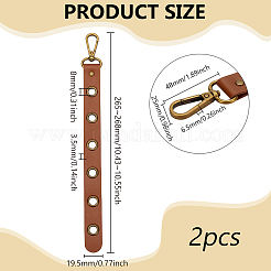 Décorations de pendentif en cuir PU&nbsp;FIND-WH0290-49AB-01