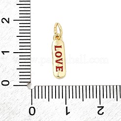 Messing Emaille Anhänger / charms&nbsp;KK-P338-01G-B02
