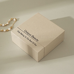 Scatole di cartone regalo per gioielli in carta&nbsp;OBOX-G016-B03