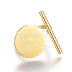 Anneaux de manchette en acier inoxydable 304&nbsp;RJEW-I064-13G-17mm