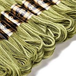 10 Strang 6-lagiges Polyester-Stickgarn&nbsp;OCOR-K006-A33
