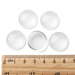 Transparente Glas Cabochons&nbsp;X-GGLA-R026-20mm