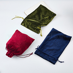4 bolsa rectangular de terciopelo con cordón de 4 colores&nbsp;TP-CN0001-35A