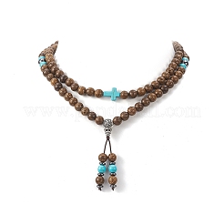 Collier pendentif gland gourde en alliage&nbsp;NJEW-JN04180