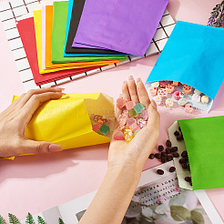 40pcs 8 Farben umweltfreundliche Kraftpapiertüten&nbsp;AJEW-TA0001-70