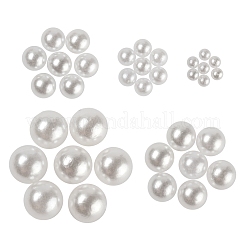 180 pz senza foro abs plastica imitazione perle rotonde perline&nbsp;MACR-LS0001-03