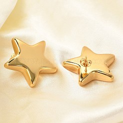 Stern-Ohrstecker aus 304 Edelstahl&nbsp;EJEW-Q011-03G