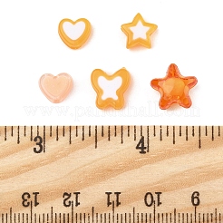 200pcs 5 Arten transparente Acrylperlen&nbsp;TACR-FS0001-54C