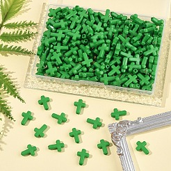 200 Stück undurchsichtige Acrylperlen&nbsp;SACR-FS0001-39J