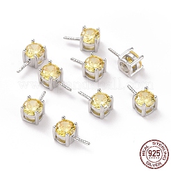 925 gancho de plata de ley con baño de rodio&nbsp;STER-D035-47P-08