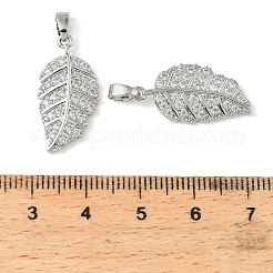 Ciondoli in ottone zirconi chiari micro pavé&nbsp;KK-A290-01B-P