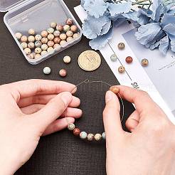 Fili di perline naturali aqua jasper&nbsp;G-AR0001-70