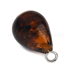 Pendentifs vernissés de sable d'or manuels&nbsp;PALLOY-JF04372-01