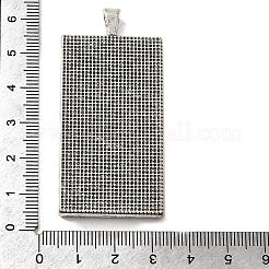 Pendentif de support de cabochon en alliage&nbsp;X-PALLOY-2418-AS-LF