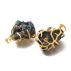 Galvani natürliche druzy Achatanhänger&nbsp;G-K338-45G-06