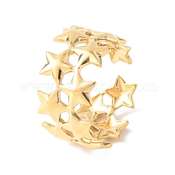 Anelli polsini aperti in acciaio inossidabile 304 per donna&nbsp;RJEW-K309-34G