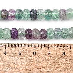 1 Strang natürliche bunte Fluoritperlenstränge&nbsp;G-OC0004-75