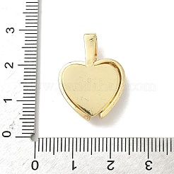 Pendentifs avec zircon cubiques à micro-pavés en laiton&nbsp;LS-KK-F905-01G-01