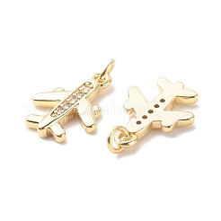 Pendentifs en laiton zircon cubique transparent&nbsp;X-ZIRC-P099-06G