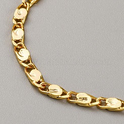 Bracelets à chaîne ovale en laiton pour femmes&nbsp;BJEW-WH20006-06G