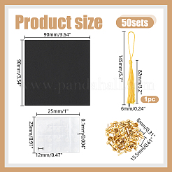 Kits de sombreros de doctorado de papel para hacer uno mismo&nbsp;DIY-WH0591-242