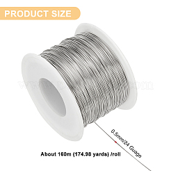 304 Edelstahldraht&nbsp;TWIR-WH0002-05-0.5mm
