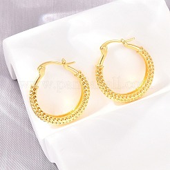Pendientes de aro de latón&nbsp;KK-Z166-09G