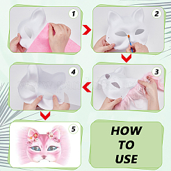 Kits de máscaras de mascarada DIY&nbsp;AJEW-WR0002-84