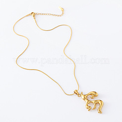 3 collier pendentif géométrique en acier inoxydable en forme de corail pour femme&nbsp;IZ5862