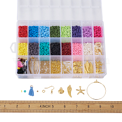 Fabrication de boucles d'oreilles bricolage&nbsp;DIY-TA0002-68