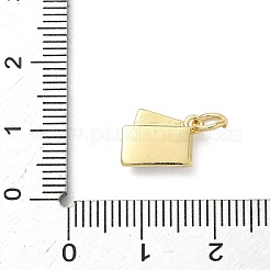 Charms smalto ottone&nbsp;X-KK-A273-08G-01