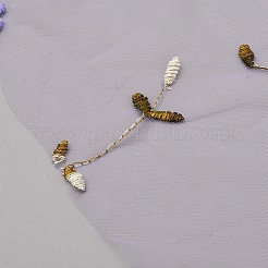 Besticktes Netzgewebe aus Polyester&nbsp;DIY-WH0622-399